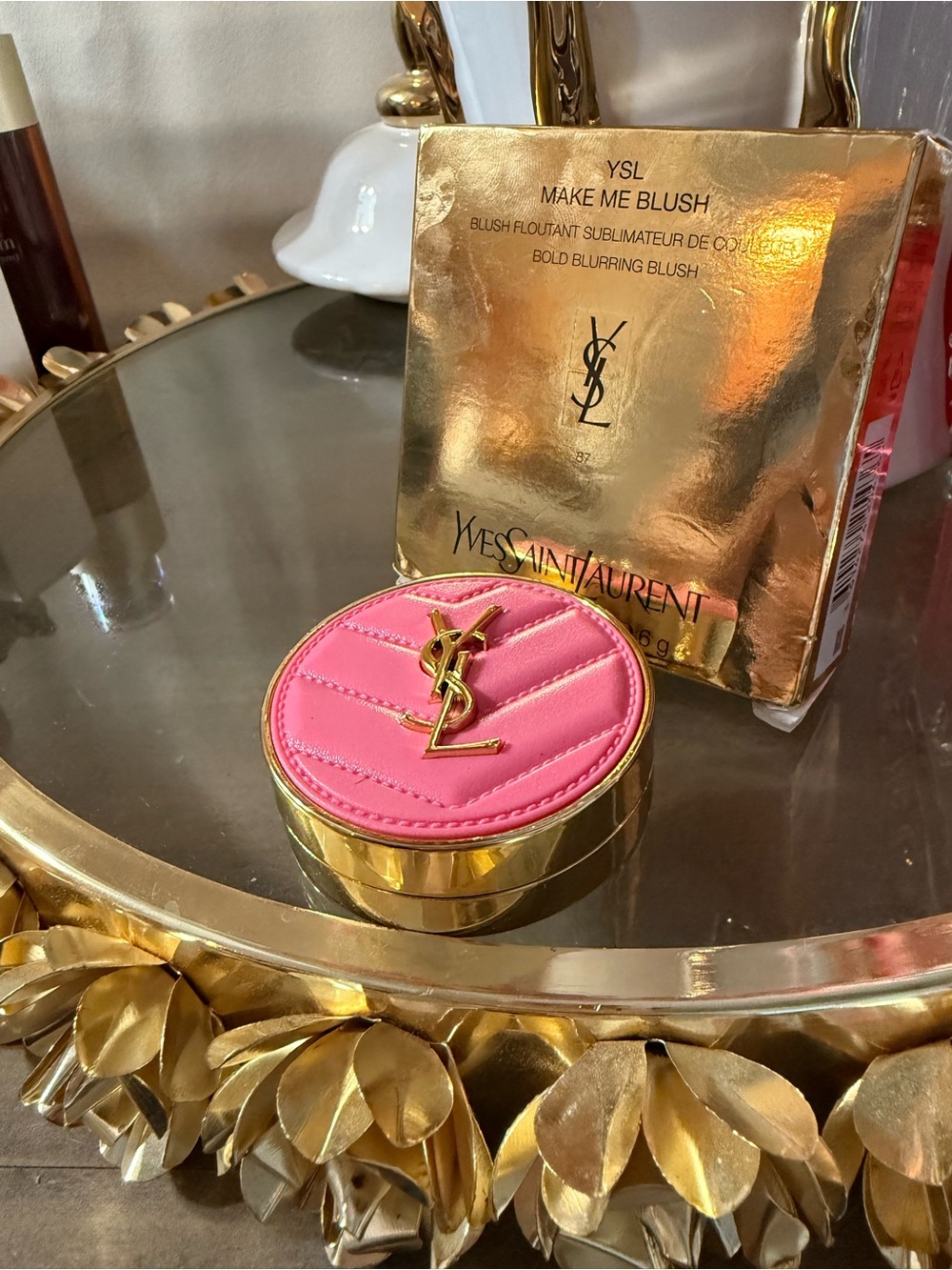 Yves Saint Laurent Make Me Blush - 87 Pink Voltage - cool vibrant pink matte